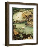 The Port of Seville, C.1590-Alonso Sanchez Coello-Framed Giclee Print