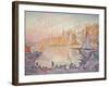 The Port of St. Tropez, c.1901-Paul Signac-Framed Giclee Print