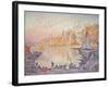 The Port of St. Tropez, c.1901-Paul Signac-Framed Giclee Print