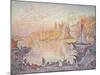 The Port of St. Tropez, c.1901-Paul Signac-Mounted Giclee Print