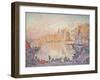 The Port of St. Tropez, c.1901-Paul Signac-Framed Giclee Print