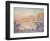 The Port of St. Tropez, c.1901-Paul Signac-Framed Giclee Print