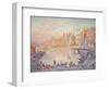 The Port of St. Tropez, c.1901-Paul Signac-Framed Giclee Print