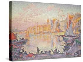 The Port of St. Tropez, c.1901-Paul Signac-Stretched Canvas