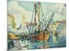 The Port of St. Tropez; Le Port de St. Tropez, 1923-Paul Signac-Mounted Giclee Print