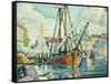 The Port of St. Tropez; Le Port de St. Tropez, 1923-Paul Signac-Framed Stretched Canvas
