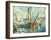 The Port of St. Tropez; Le Port de St. Tropez, 1923-Paul Signac-Framed Giclee Print