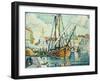 The Port of St. Tropez; Le Port de St. Tropez, 1923-Paul Signac-Framed Giclee Print