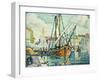 The Port of St. Tropez; Le Port de St. Tropez, 1923-Paul Signac-Framed Giclee Print