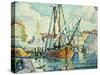 The Port of St. Tropez; Le Port de St. Tropez, 1923-Paul Signac-Stretched Canvas