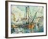 The Port of St. Tropez; Le Port de St. Tropez, 1923-Paul Signac-Framed Giclee Print