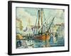 The Port of St. Tropez; Le Port de St. Tropez, 1923-Paul Signac-Framed Giclee Print