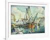 The Port of St. Tropez-Paul Signac-Framed Giclee Print