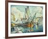 The Port of St. Tropez-Paul Signac-Framed Giclee Print