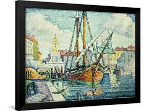 The Port of St. Tropez-Paul Signac-Framed Giclee Print