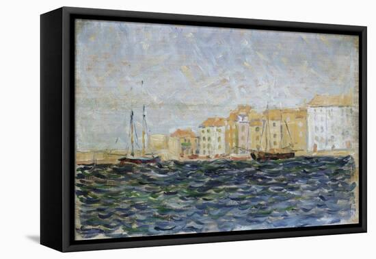 The Port of St. Tropez-Paul Signac-Framed Stretched Canvas