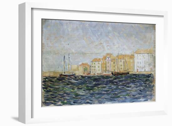 The Port of St. Tropez-Paul Signac-Framed Giclee Print