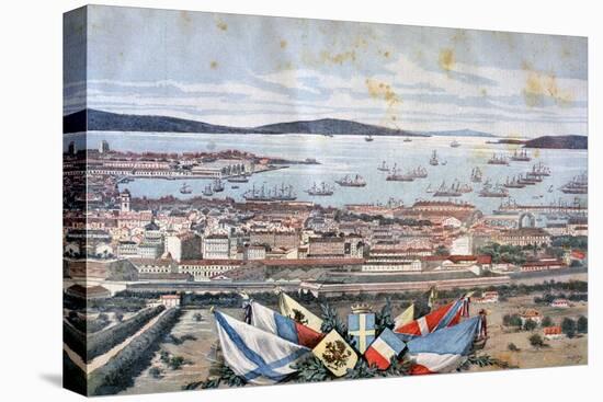 The Port of Toulon, 1893-Henri Meyer-Stretched Canvas