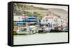 The Port, Tabarka, Tunisia, North Africa-Nico Tondini-Framed Stretched Canvas