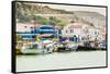 The Port, Tabarka, Tunisia, North Africa-Nico Tondini-Framed Stretched Canvas