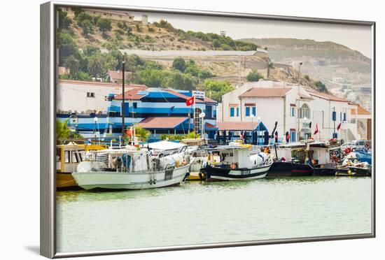 The Port, Tabarka, Tunisia, North Africa-Nico Tondini-Framed Photographic Print