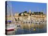 The Port, the Quay St. Pierre and the Suquet, Cannes, Alpes Maritime, France-J P De Manne-Stretched Canvas