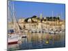 The Port, the Quay St. Pierre and the Suquet, Cannes, Alpes Maritime, France-J P De Manne-Mounted Photographic Print