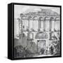 The Porta Aurea, from 'Ruins of the Palace of Emperor Diocletian at Spalatro in Dalmatia'-Robert Adam-Framed Stretched Canvas