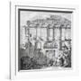 The Porta Aurea, from 'Ruins of the Palace of Emperor Diocletian at Spalatro in Dalmatia'-Robert Adam-Framed Giclee Print