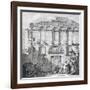 The Porta Aurea, from 'Ruins of the Palace of Emperor Diocletian at Spalatro in Dalmatia'-Robert Adam-Framed Giclee Print