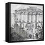 The Porta Aurea, from 'Ruins of the Palace of Emperor Diocletian at Spalatro in Dalmatia'-Robert Adam-Framed Stretched Canvas