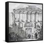 The Porta Aurea, from 'Ruins of the Palace of Emperor Diocletian at Spalatro in Dalmatia'-Robert Adam-Framed Stretched Canvas