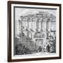 The Porta Aurea, from 'Ruins of the Palace of Emperor Diocletian at Spalatro in Dalmatia'-Robert Adam-Framed Giclee Print