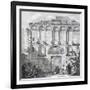 The Porta Aurea, from 'Ruins of the Palace of Emperor Diocletian at Spalatro in Dalmatia'-Robert Adam-Framed Giclee Print