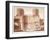 The Porta Capena or Porta San Sebastiano, 1833-Agostino Tofanelli-Framed Giclee Print