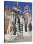 The Porta Magna, Arsenal, Venice, UNESCO World Heritage Site, Veneto, Italy, Europe-Amanda Hall-Stretched Canvas