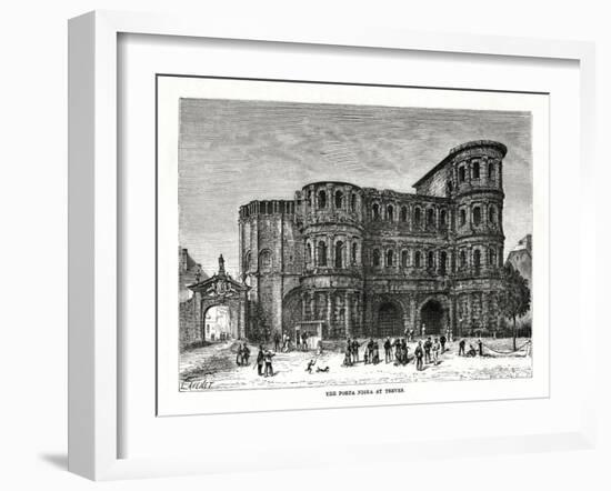 The Porta Nigra, Trier, Germany, 1879-L Avenet-Framed Giclee Print