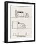 The Portable Garage-William Heath Robinson-Framed Art Print