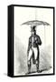 The Portable Lightning Rod or the Umbrella-Lightning Rod of Barbeu-Dubourg-null-Framed Stretched Canvas
