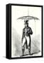 The Portable Lightning Rod or the Umbrella-Lightning Rod of Barbeu-Dubourg-null-Framed Stretched Canvas