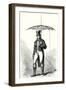 The Portable Lightning Rod or the Umbrella-Lightning Rod of Barbeu-Dubourg-null-Framed Giclee Print