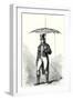 The Portable Lightning Rod or the Umbrella-Lightning Rod of Barbeu-Dubourg-null-Framed Giclee Print