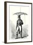 The Portable Lightning Rod or the Umbrella-Lightning Rod of Barbeu-Dubourg-null-Framed Giclee Print