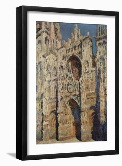 The Portal and the Tour d'Albane in the Sunlight, c.1984-Claude Monet-Framed Art Print