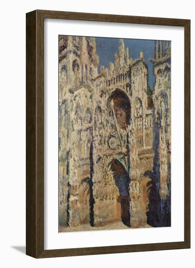 The Portal and the Tour d'Albane in the Sunlight, c.1984-Claude Monet-Framed Art Print