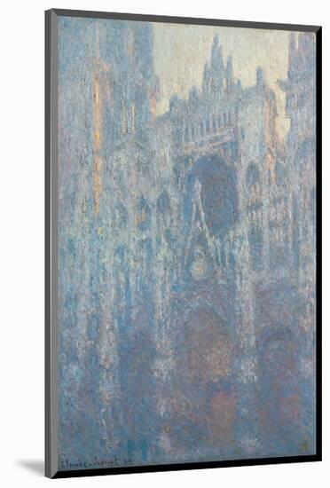 The Portal of Rouen Cathedral in Morning Light, 1894-Claude Monet-Mounted Giclee Print