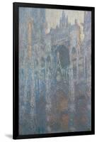 The Portal of Rouen Cathedral in Morning Light, 1894-Claude Monet-Framed Giclee Print