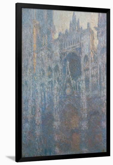 The Portal of Rouen Cathedral in Morning Light, 1894-Claude Monet-Framed Giclee Print