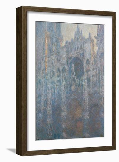 The Portal of Rouen Cathedral in Morning Light, 1894-Claude Monet-Framed Giclee Print