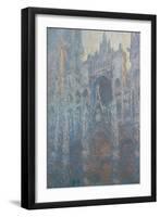The Portal of Rouen Cathedral in Morning Light, 1894-Claude Monet-Framed Giclee Print